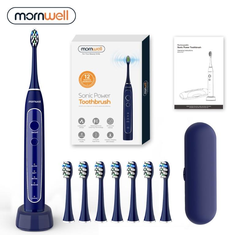 mornwell-超聲波電動牙刷刷頭-T901｜健康e學院